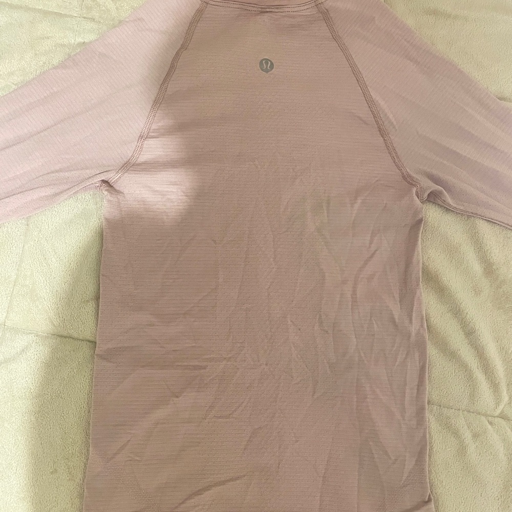 Pink LULULEMON Swiftly tech long sleeve size 0